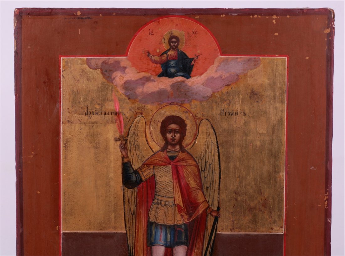 Russian icon of St. Mikhail the Warrior. — image 2