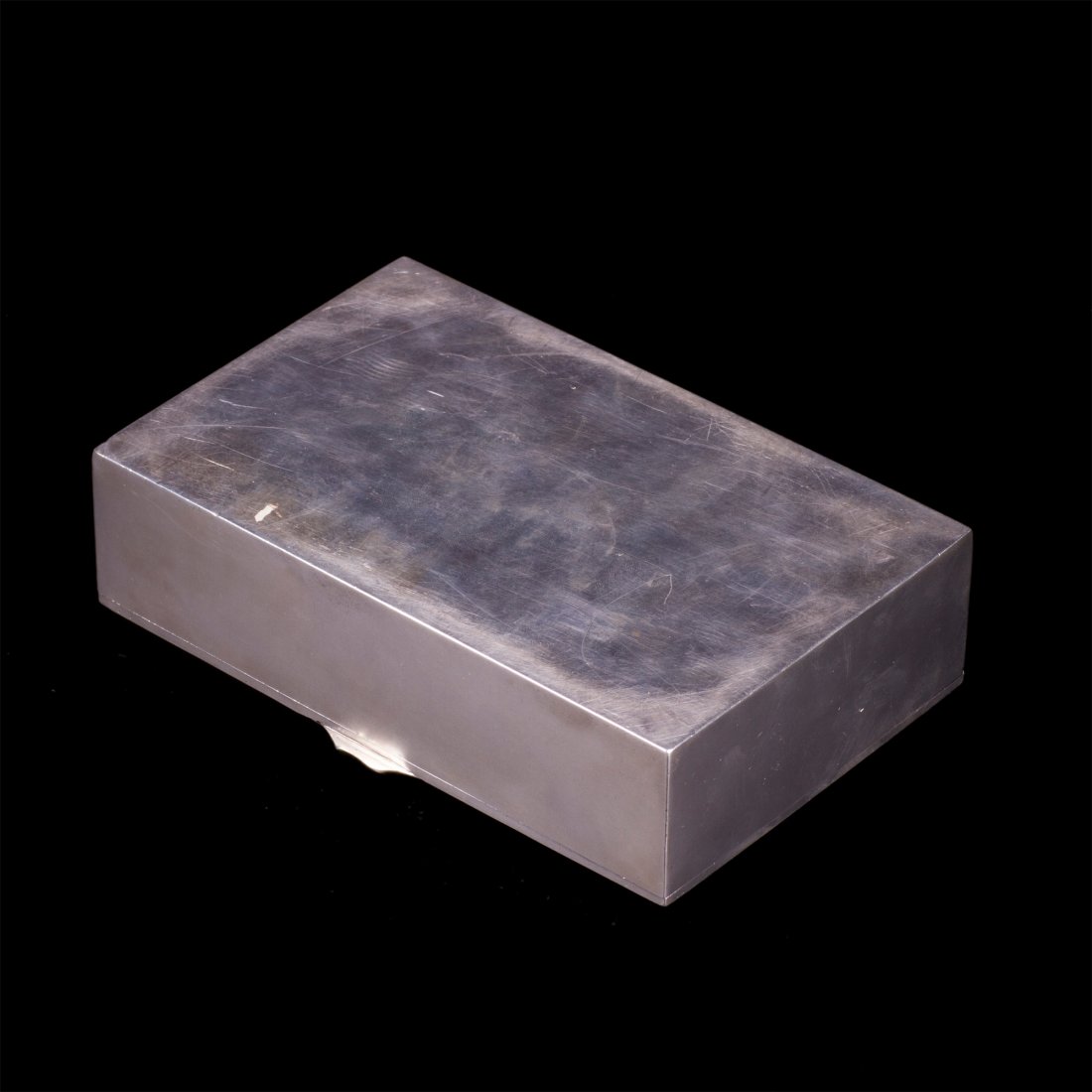 Russian style silver-gilt cigar box with Bogatyr's — image 5