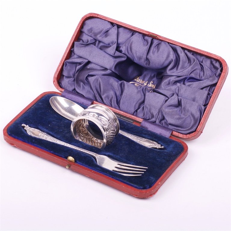Silver set of 3 pieces "Egoist". — image 1