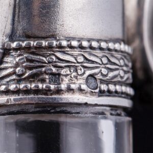 A pair of Russian silver and cut-glass decanters — image 5