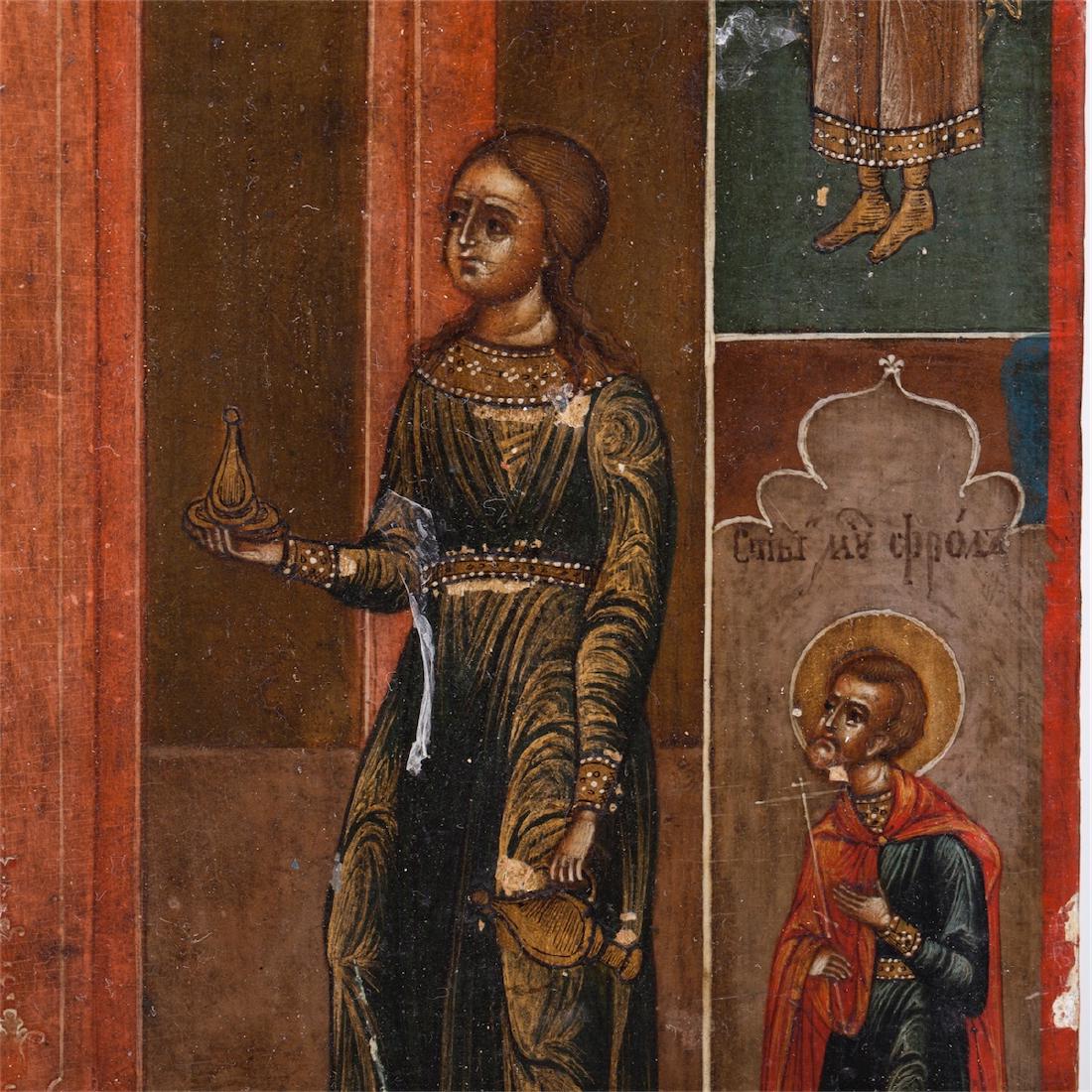 Russian icon of Mother of God Nativity — image 4