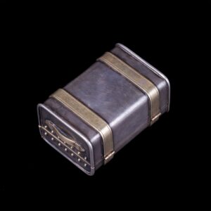 Unusual Russian silver-gilt matchbox in the shape of — image 3
