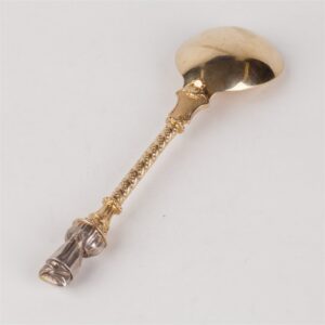 Big spoon with casting peasant figure. I.P. Khlebnikov — image 3