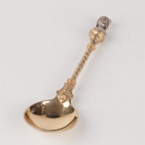 Big spoon with casting peasant figure. I.P. Khlebnikov — image 6