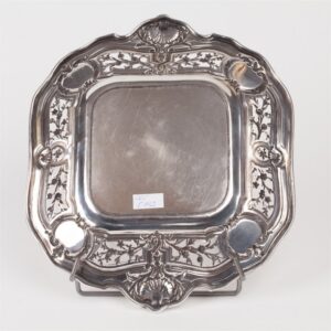 French silver tray. — image 2