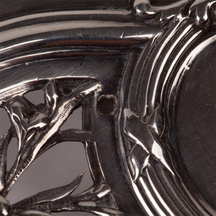 French silver tray. — image 4
