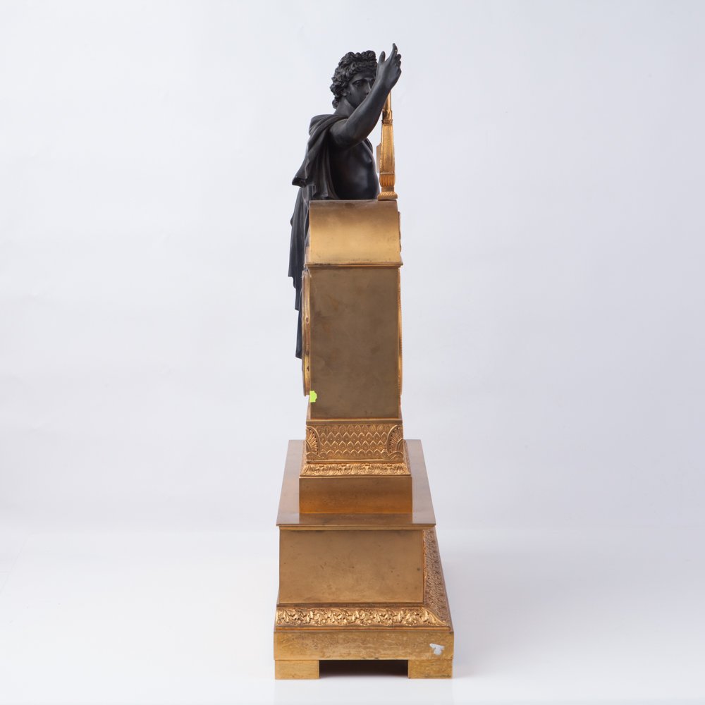 Mantel clock "Thomire". Bronze, gilded. — image 4
