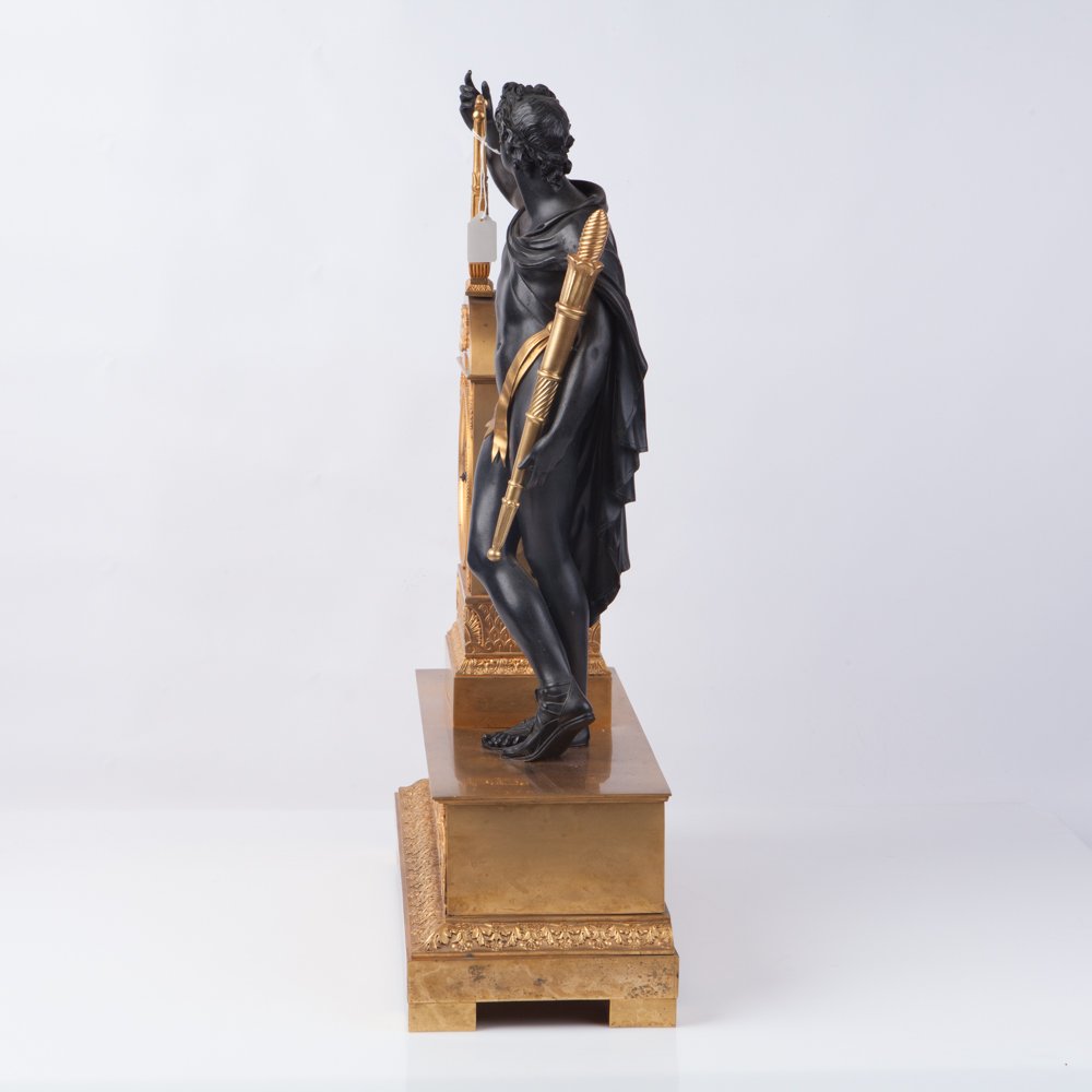 Mantel clock "Thomire". Bronze, gilded. — image 6