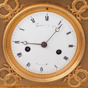 Mantel clock "Thomire". Bronze, gilded. — image 7