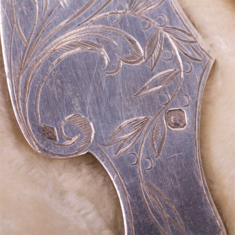 Silver set of 4 pieces in a box. — image 3