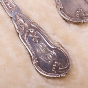 Silver set of 4 pieces in a box. — image 4