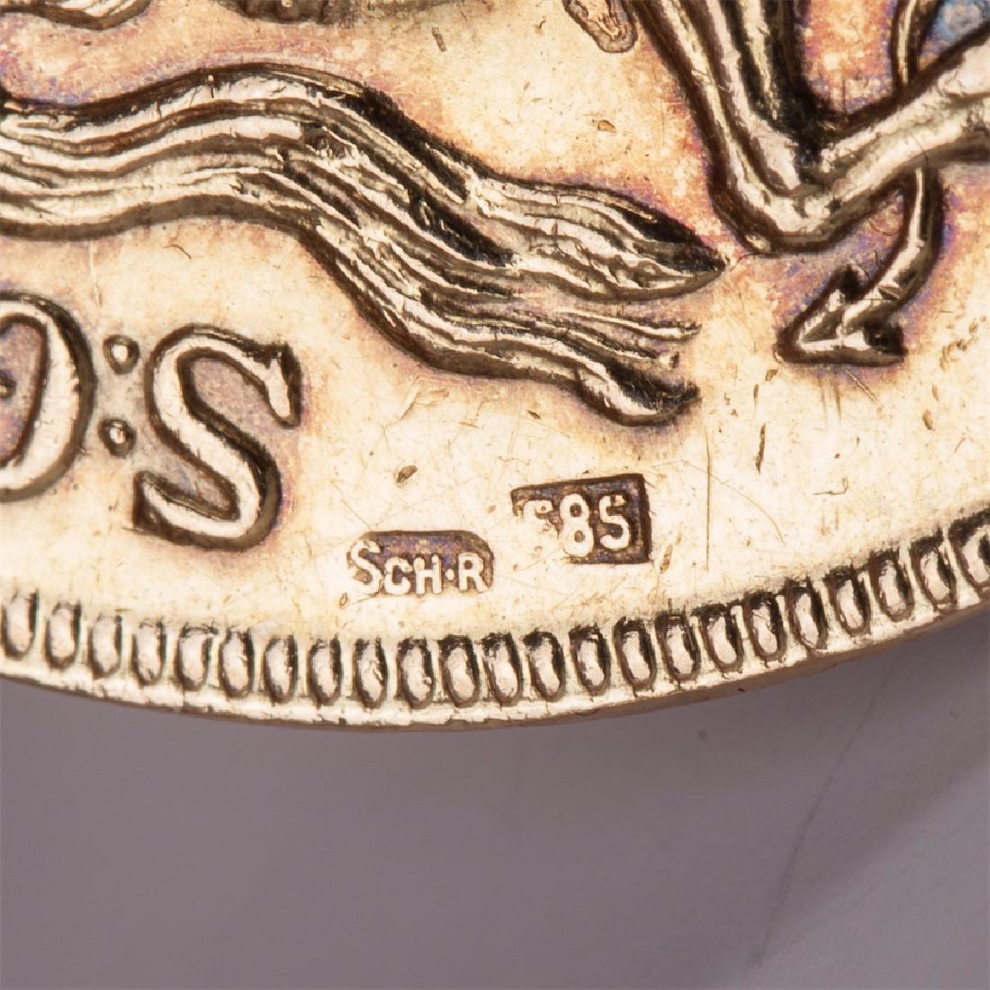 14K gold St George piligrim medaillon — image 3