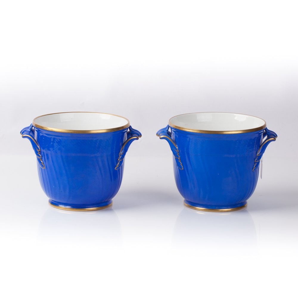 Flowerpots with Napoleon and Josephine portrait. — image 3