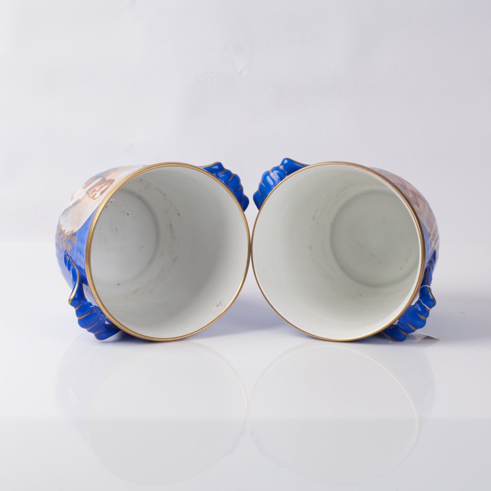 Flowerpots with Napoleon and Josephine portrait. — image 4