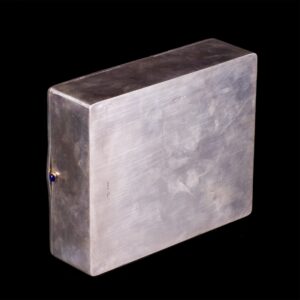 Grand W.A. Bolin neoclassical style silver cigar box — image 7