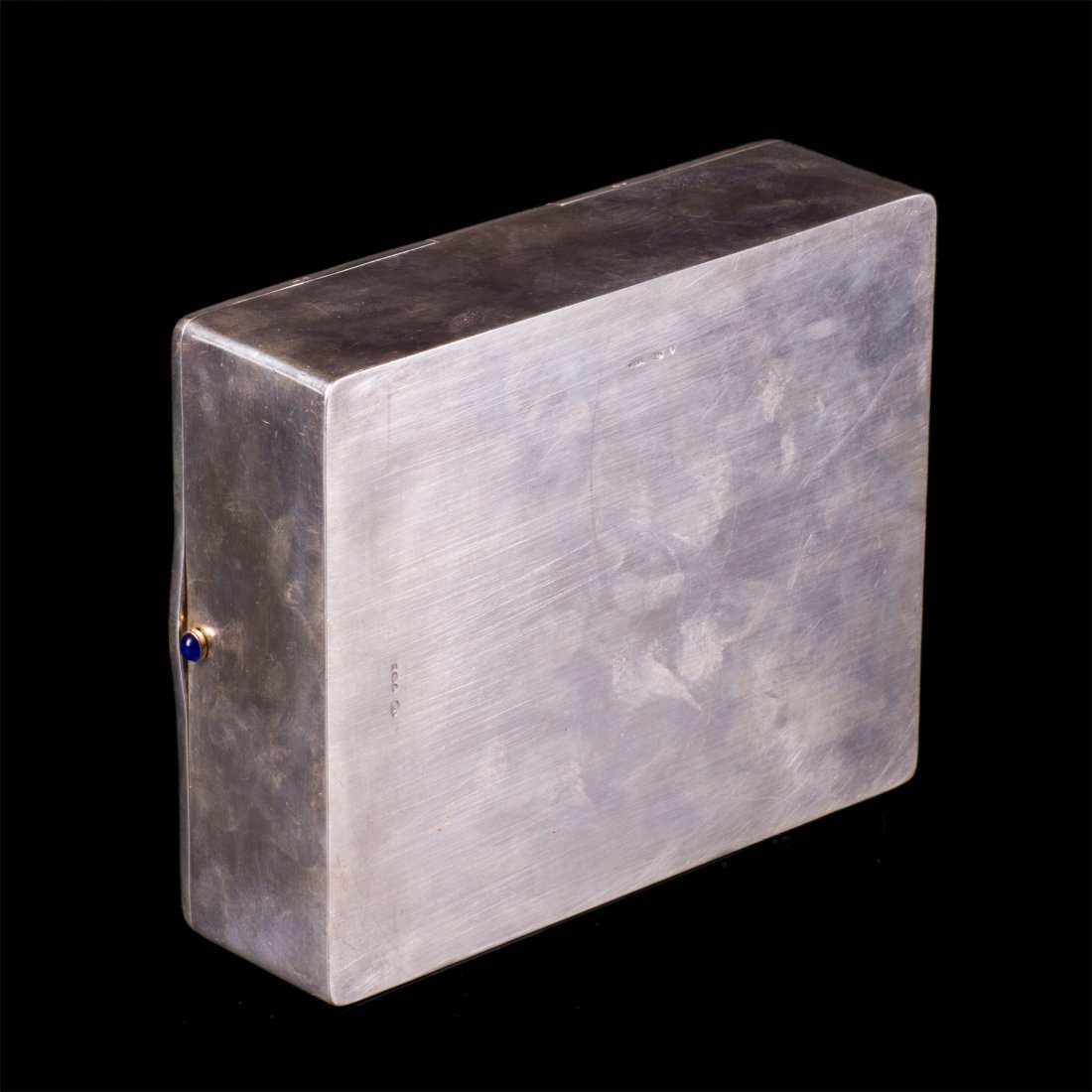Grand W.A. Bolin neoclassical style silver cigar box — image 7