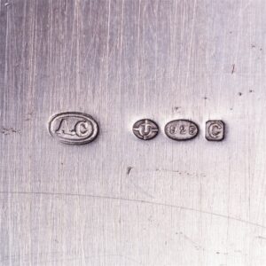 Grand W.A. Bolin neoclassical style silver cigar box — image 9