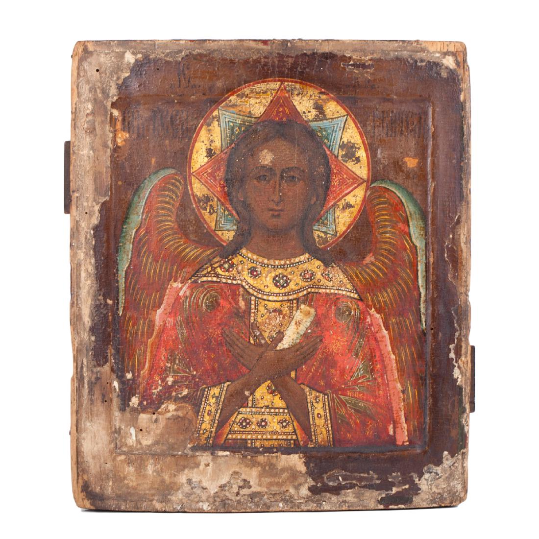 Russian icon of Guardian Angel "Good silence" — image 1