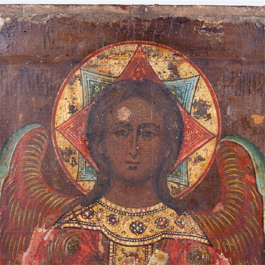 Russian icon of Guardian Angel "Good silence" — image 2