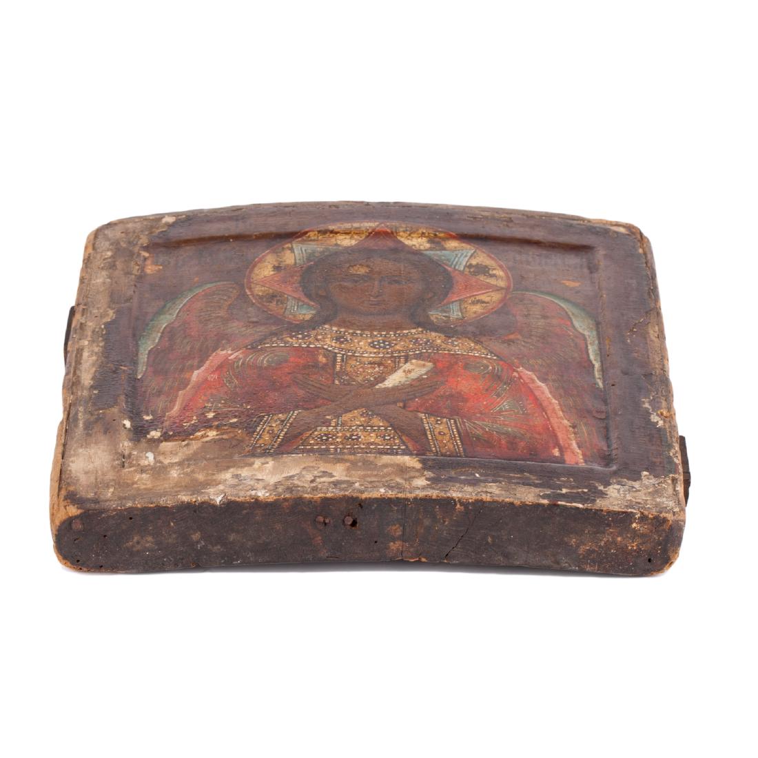 Russian icon of Guardian Angel "Good silence" — image 3