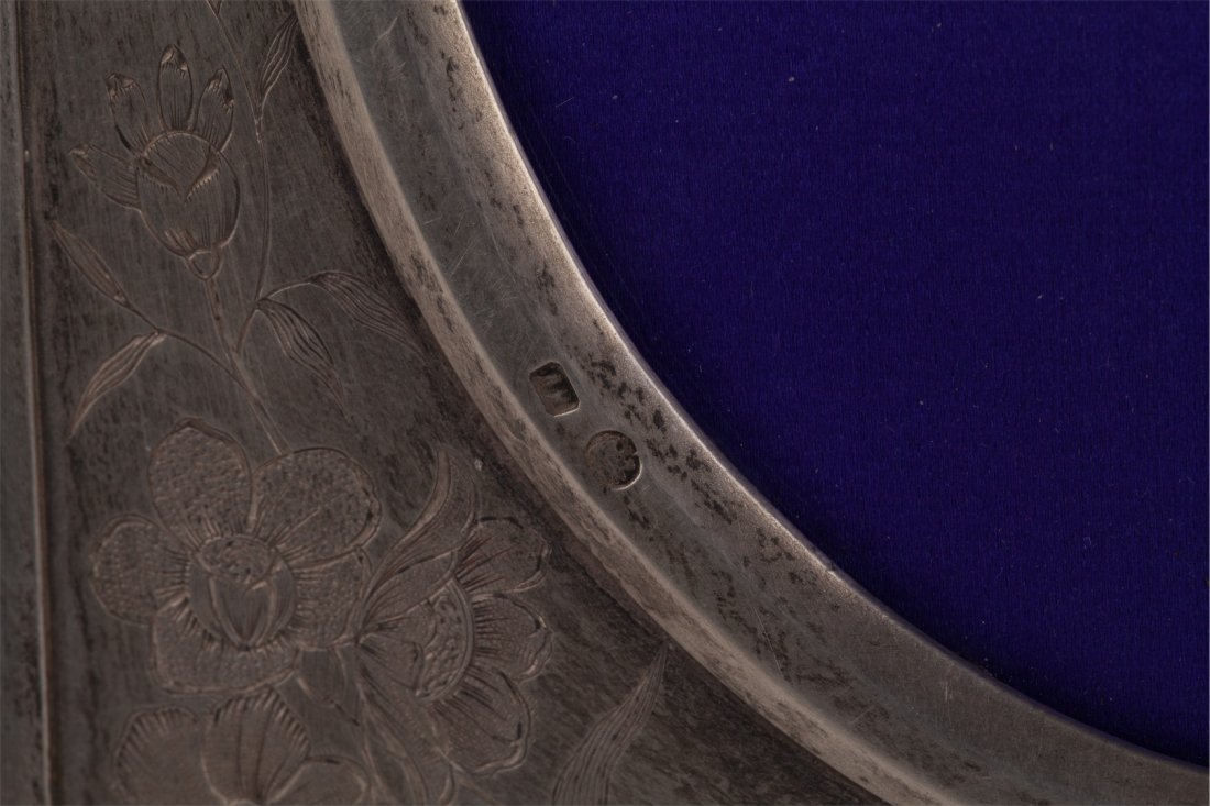 Silver photo frame. D.Nikolaev manufactory. Moscow. — image 3