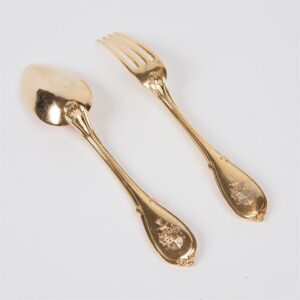 Silver set of Spoon and Fork. — image 2