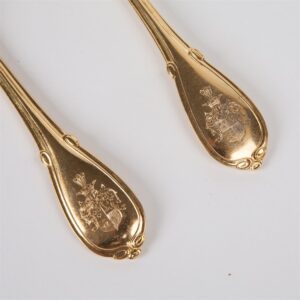 Silver set of Spoon and Fork. — image 3