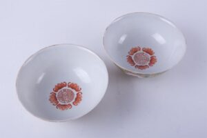 Chinese porcelain plates. Circa 1900 y. — image 2