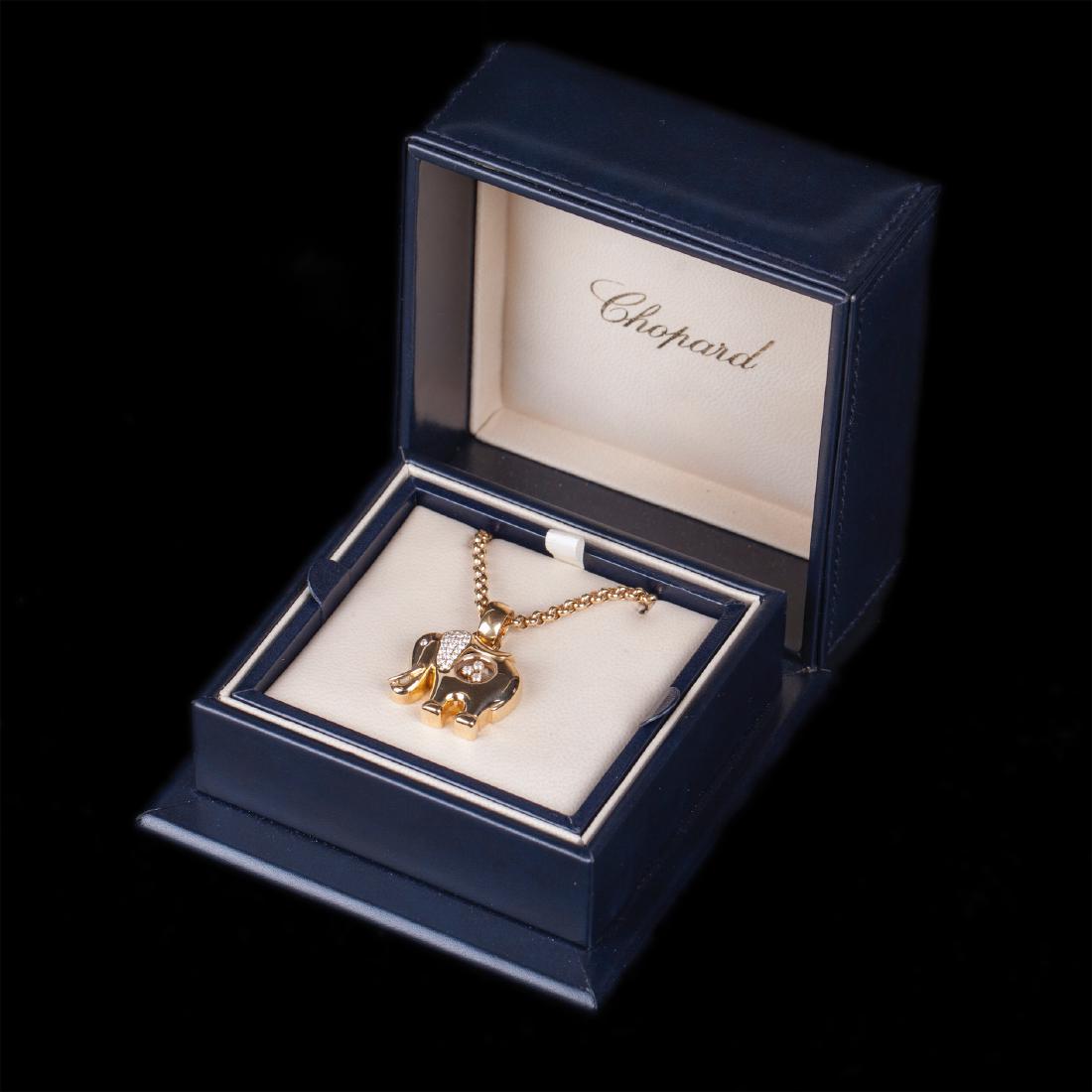 Chopard Elephant Yellow Gold 18K Pendant Happy Diamonds — image 5