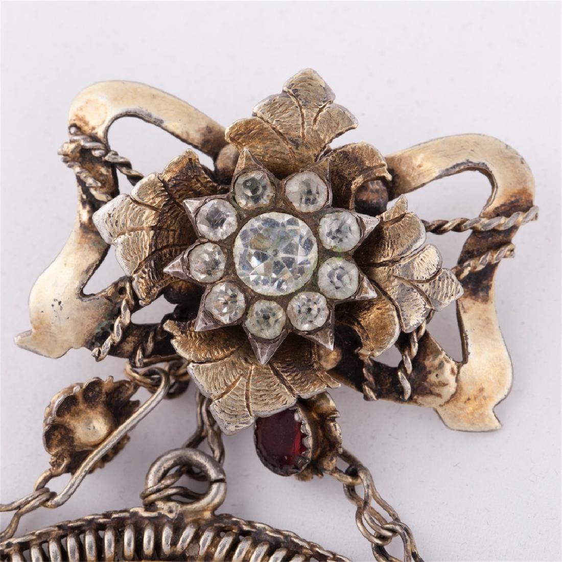 Dukach (Ukrainian brooch with medal). 18th century — image 2