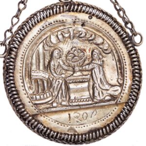Dukach (Ukrainian brooch with medal). 18th century — image 4