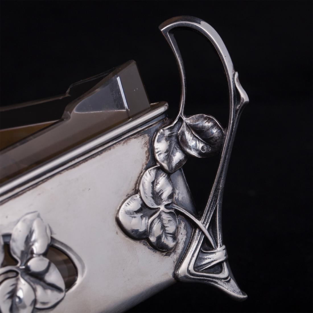 Russian Art Nouveau style silver-gilt candy bowl — image 2