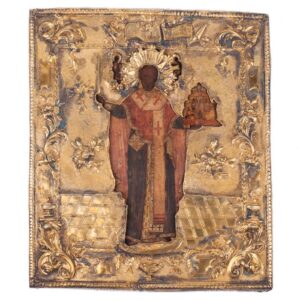 Russian icon of St Nicholas the Wonderworker — image 1