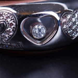 18K white gold Chopard Happy Diamonds 2000 Love ring — image 3