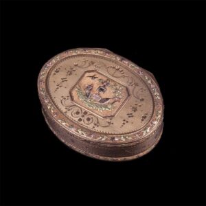 18th century 18K two-tone gold box — image 1