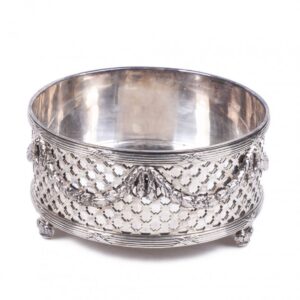 Antique French silver jardiniere vase — image 1
