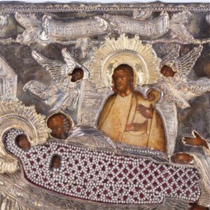 Rare Russian icon of Mother of God Assumption — image 2