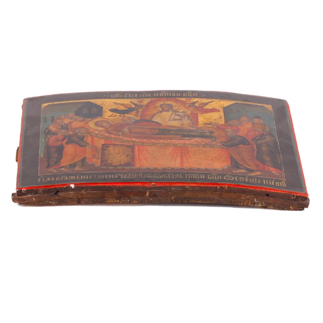 Rare Russian icon of Mother of God Assumption — image 5