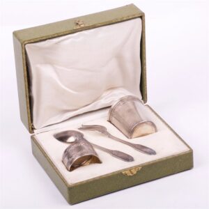 Silver set of 4 pieces in a box "Egoist". — image 1