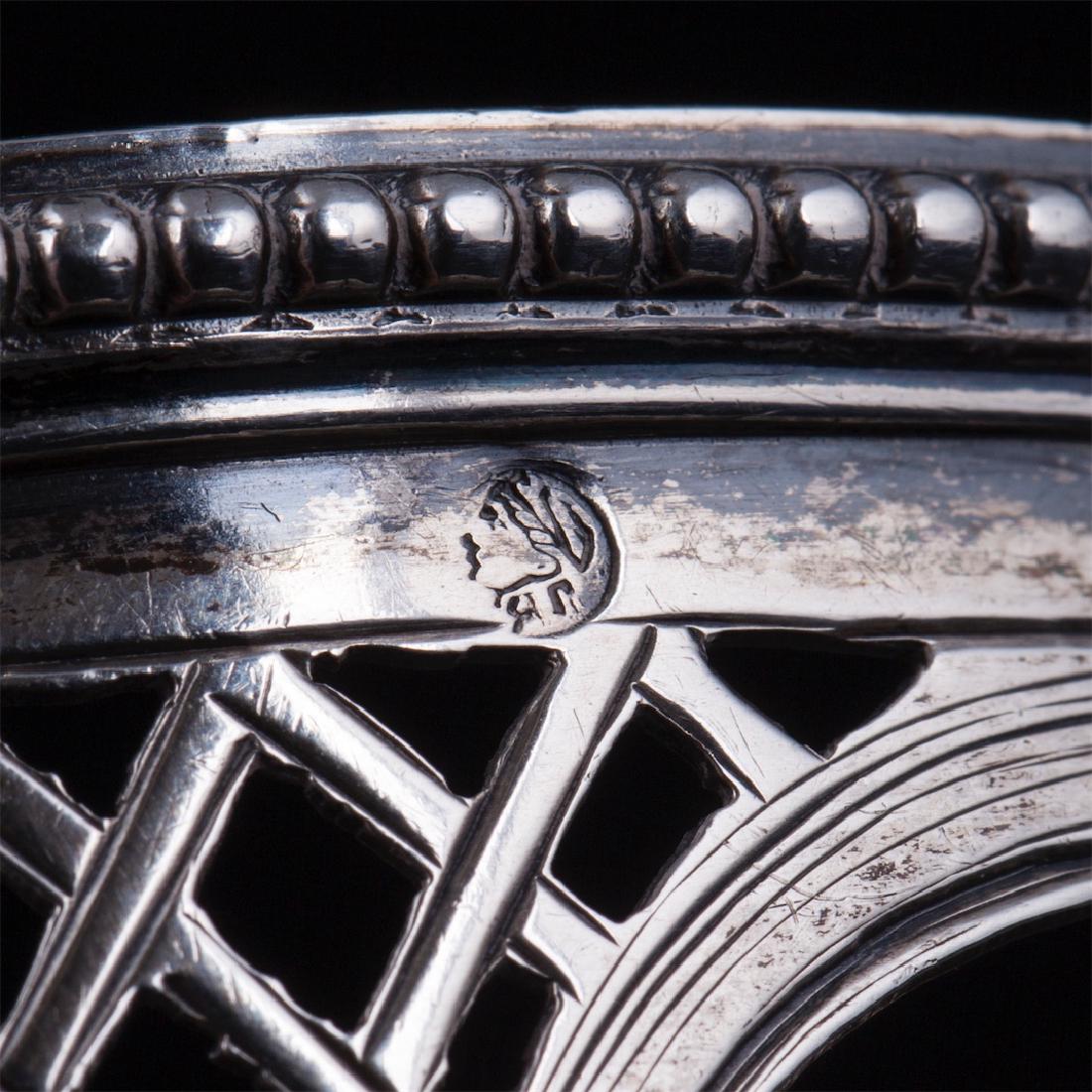 V.Morozov engraved silver ajour teaglass holder — image 6