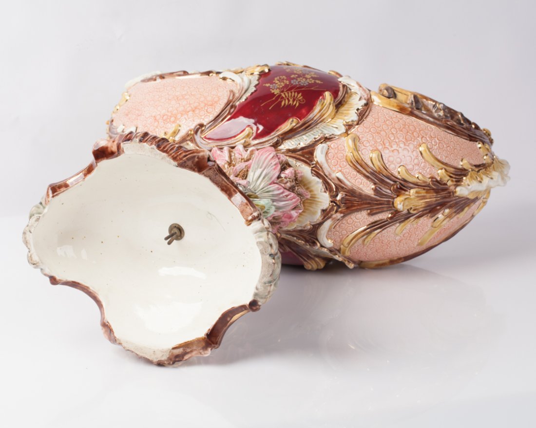 An Eichwald majolica centerpiece. — image 7