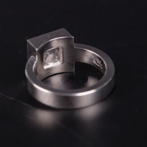 CHOPARD HAPPY diamonds ring in white gold 18k and — image 2