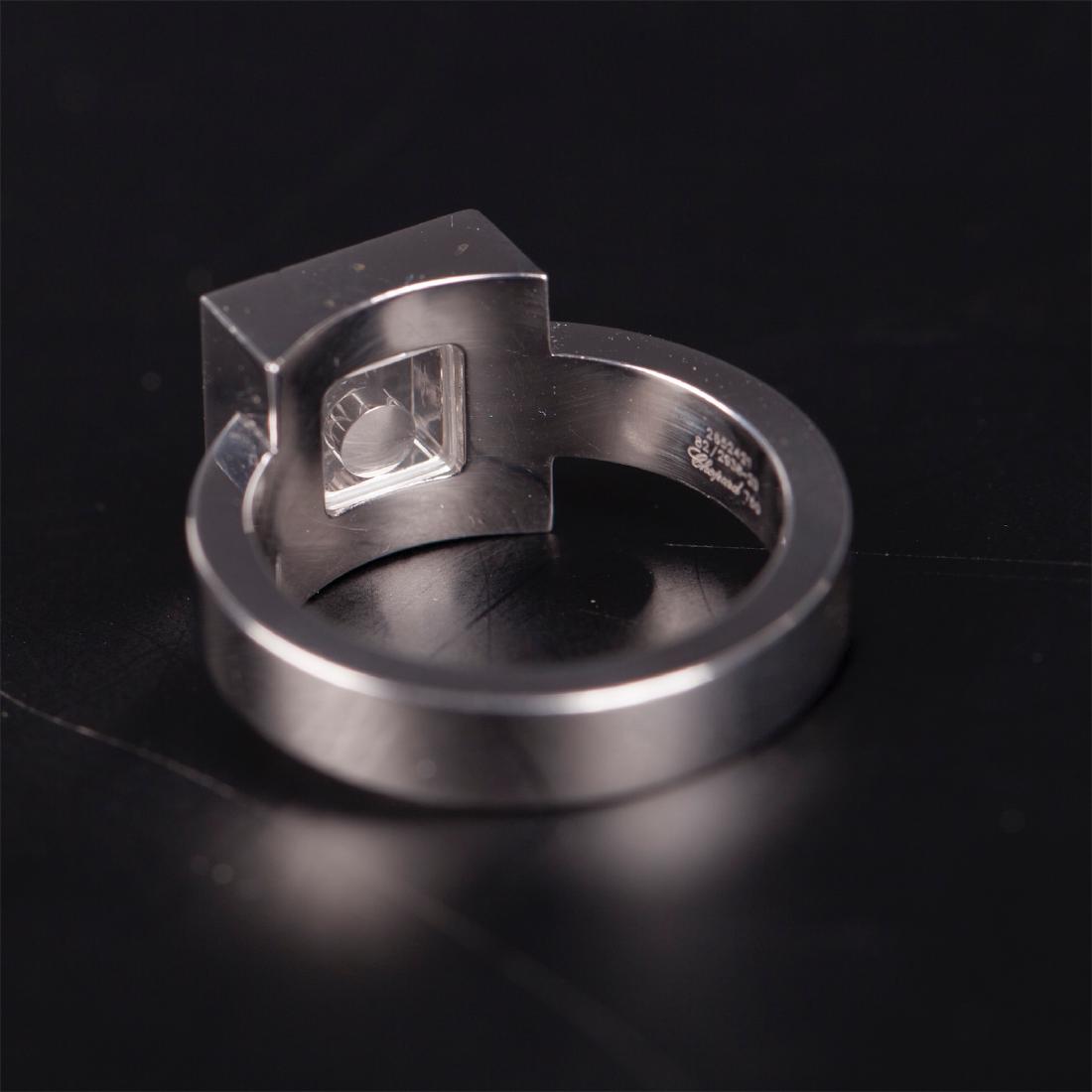 CHOPARD HAPPY diamonds ring in white gold 18k and — image 2