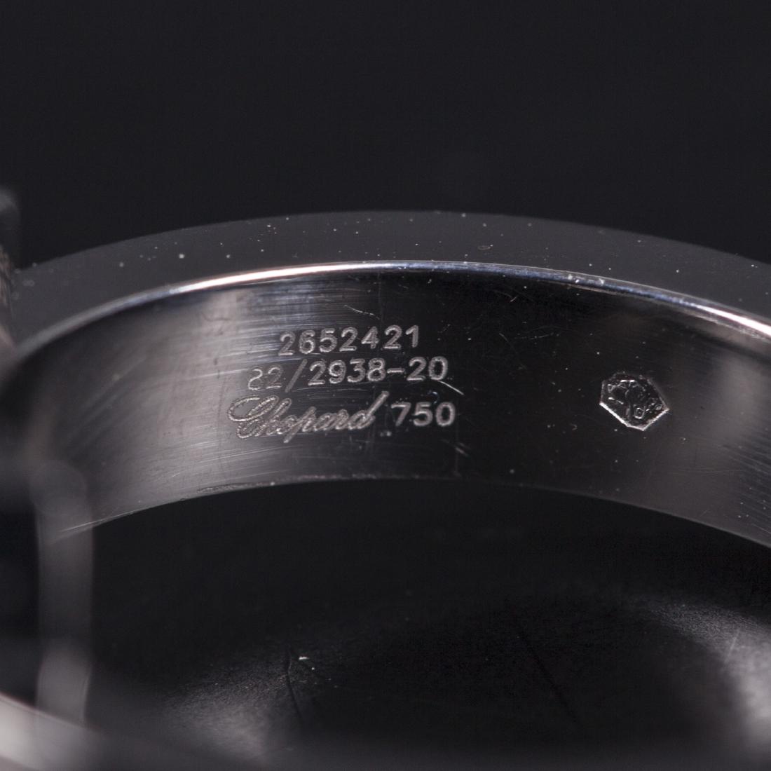 CHOPARD HAPPY diamonds ring in white gold 18k and — image 3