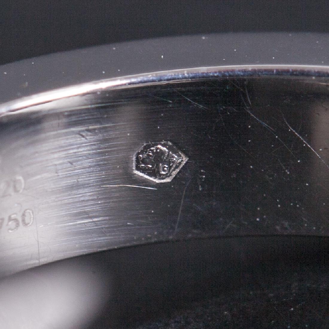 CHOPARD HAPPY diamonds ring in white gold 18k and — image 4