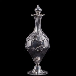 Russian Art Nouveau style silver-gilt carafe — image 1