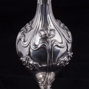 Russian Art Nouveau style silver-gilt carafe — image 2
