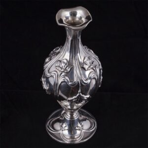 Russian Art Nouveau style silver-gilt carafe — image 3