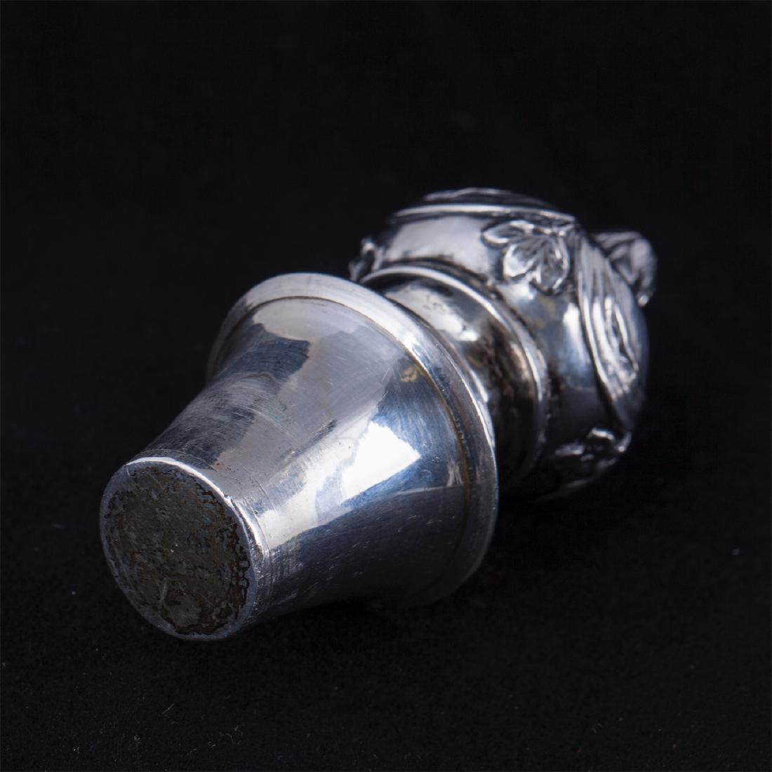 Russian Art Nouveau style silver-gilt carafe — image 4