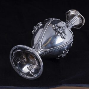 Russian Art Nouveau style silver-gilt carafe — image 5